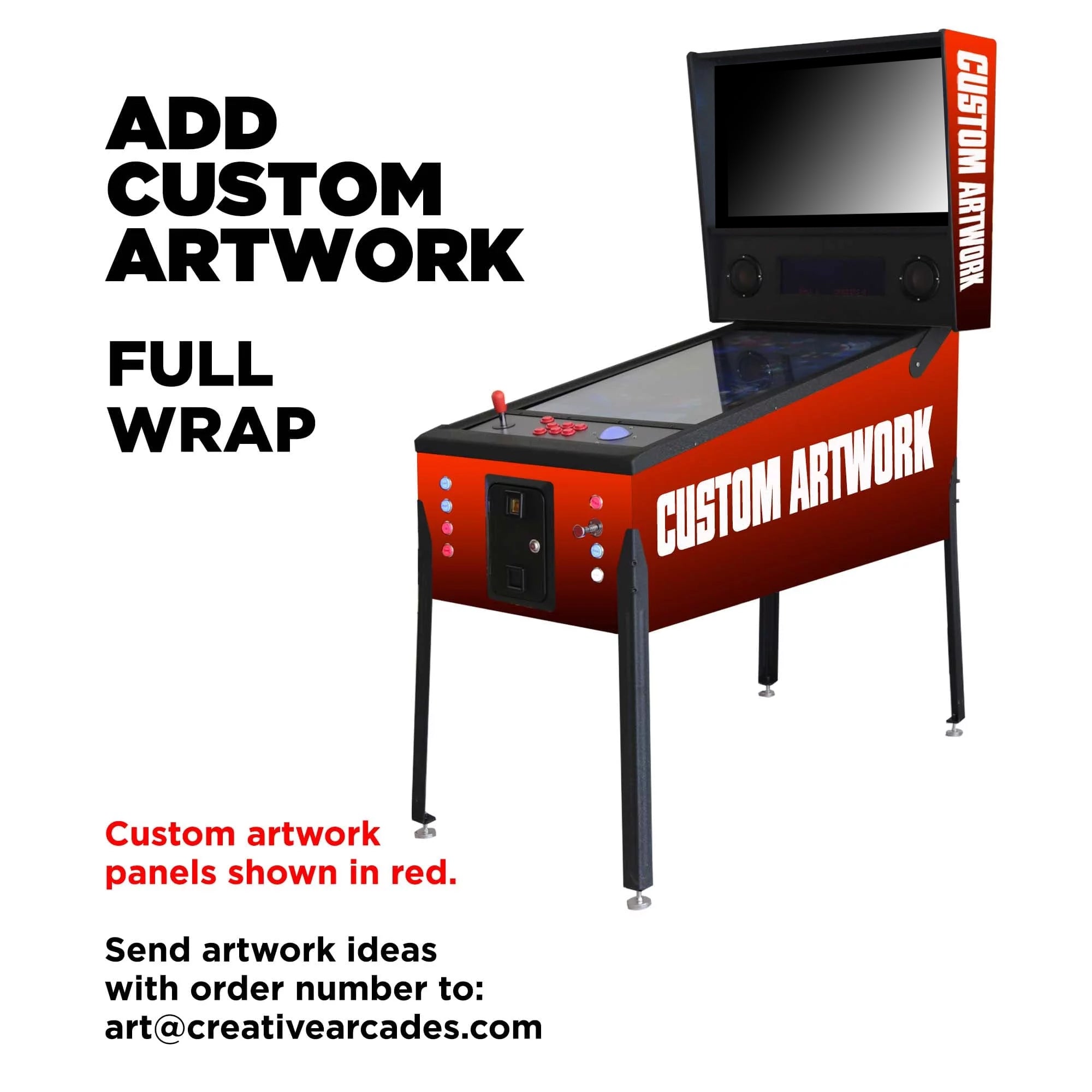 The Pincade Combo | Pinball & Arcade All in One Machine | 1 Player | 2558 Games