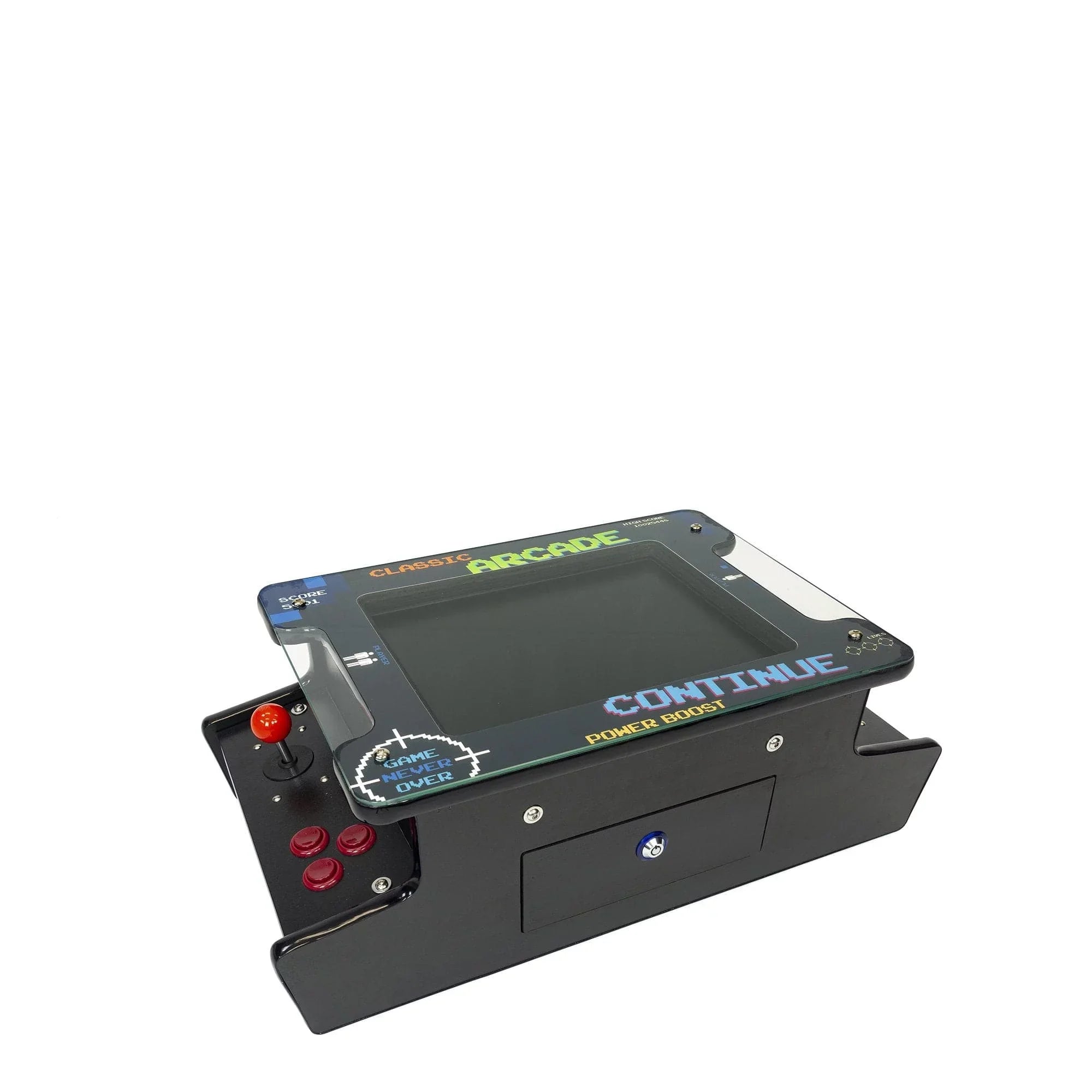 2 Player Mini Cocktail Tabletop Arcade | 412 Classic Games | 15" LCD Screen