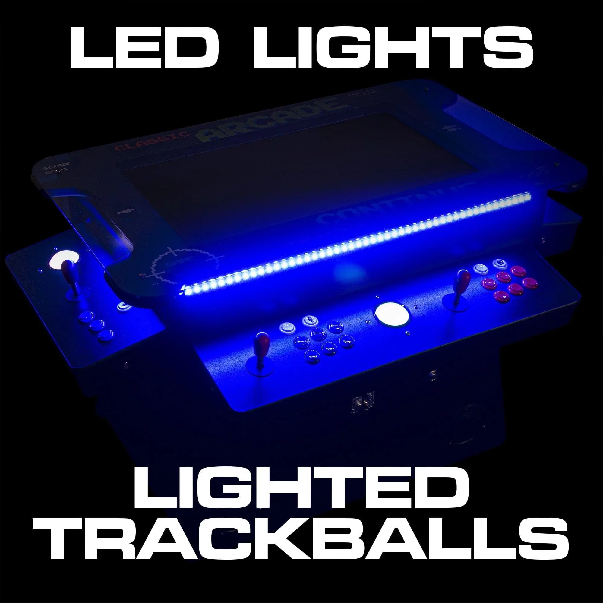 3-Sided Tilt Cocktail Table Arcade Machine