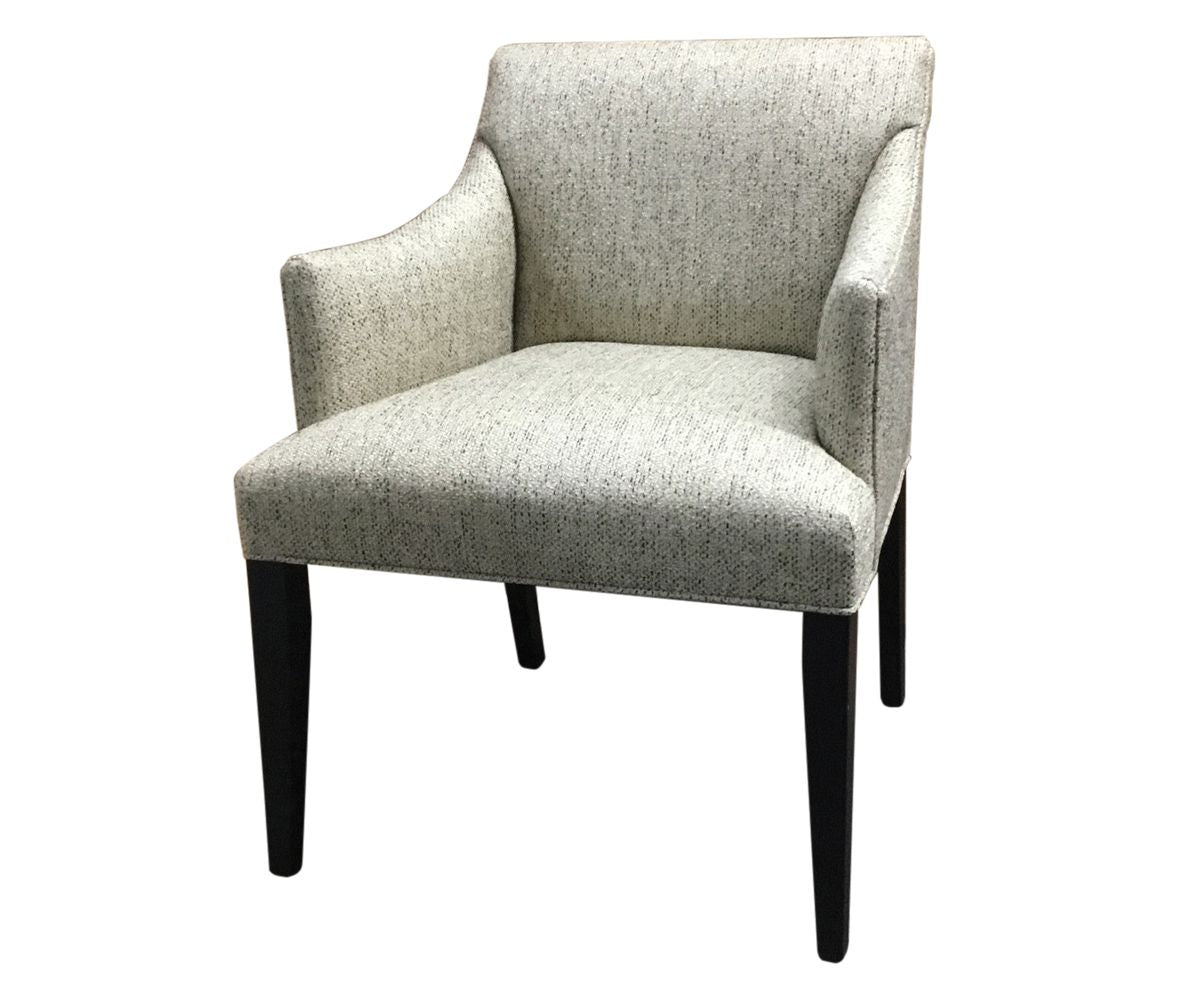 Alcott Low Back Straight Top Upholstered Arm Chair (Handmade Amish)