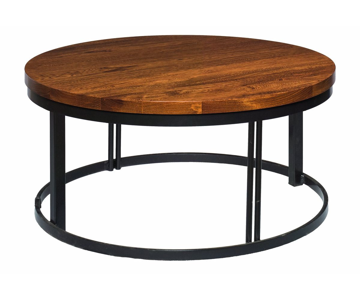 Malibu Round Coffee Table (Handmade Amish)