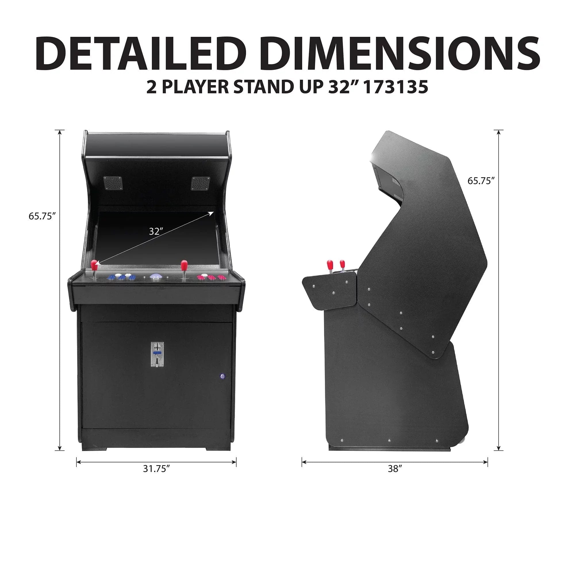 2P Hunchback Stand Up Arcade Machine