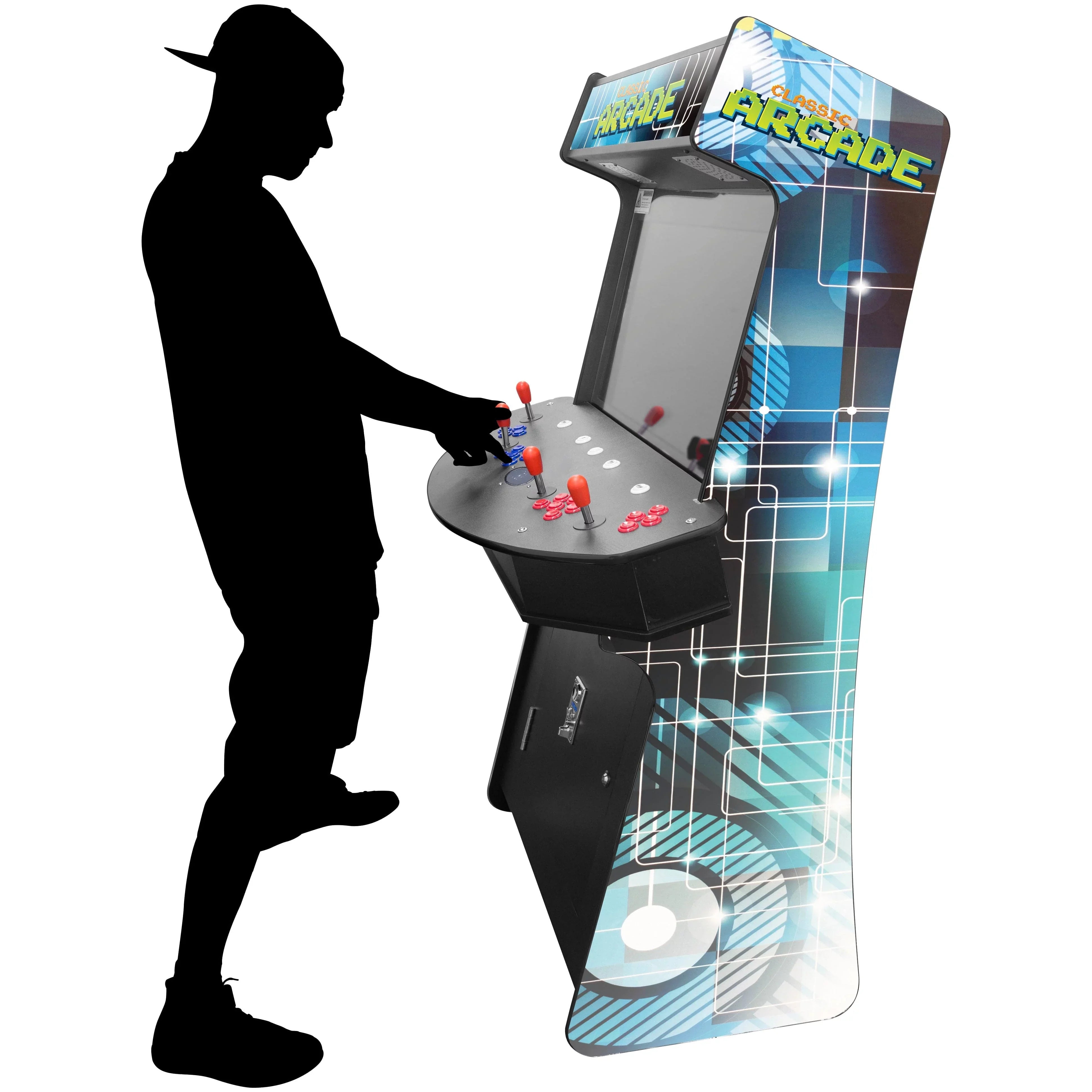 4P Slim Stand Up Arcade Machine