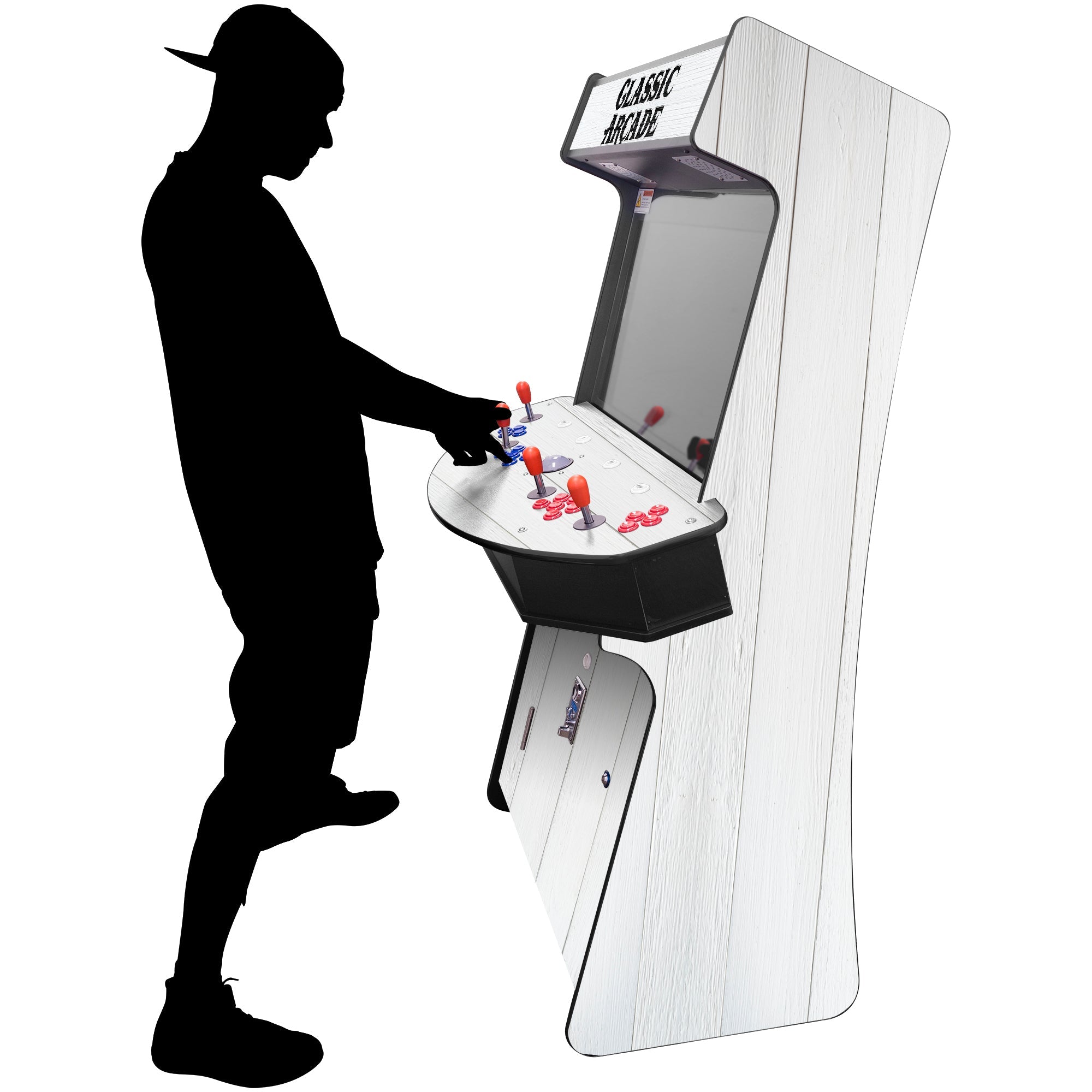 4P Slim Stand Up Arcade Machine