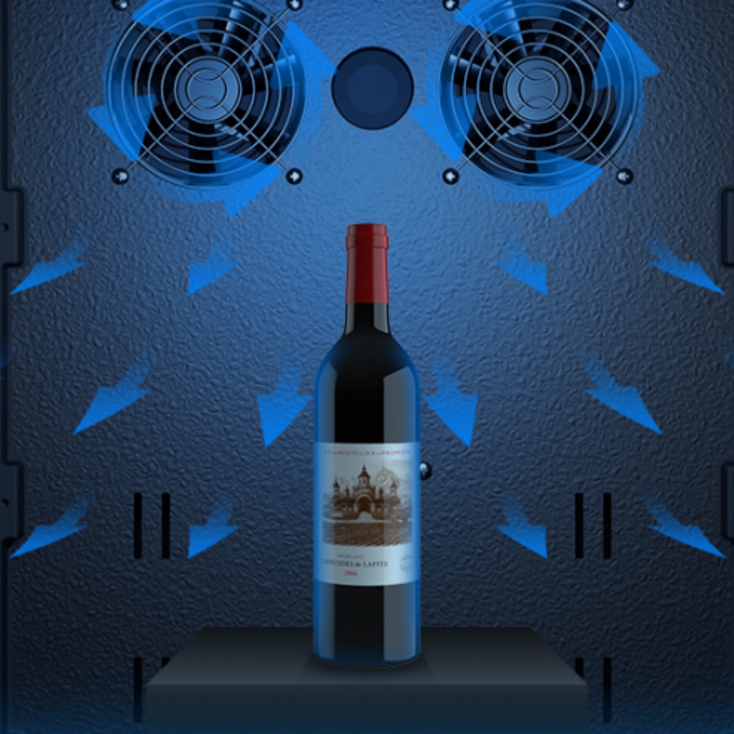 24 - Inch Under-Counter Dual zone Wine Cooler with Low-E Glass Door