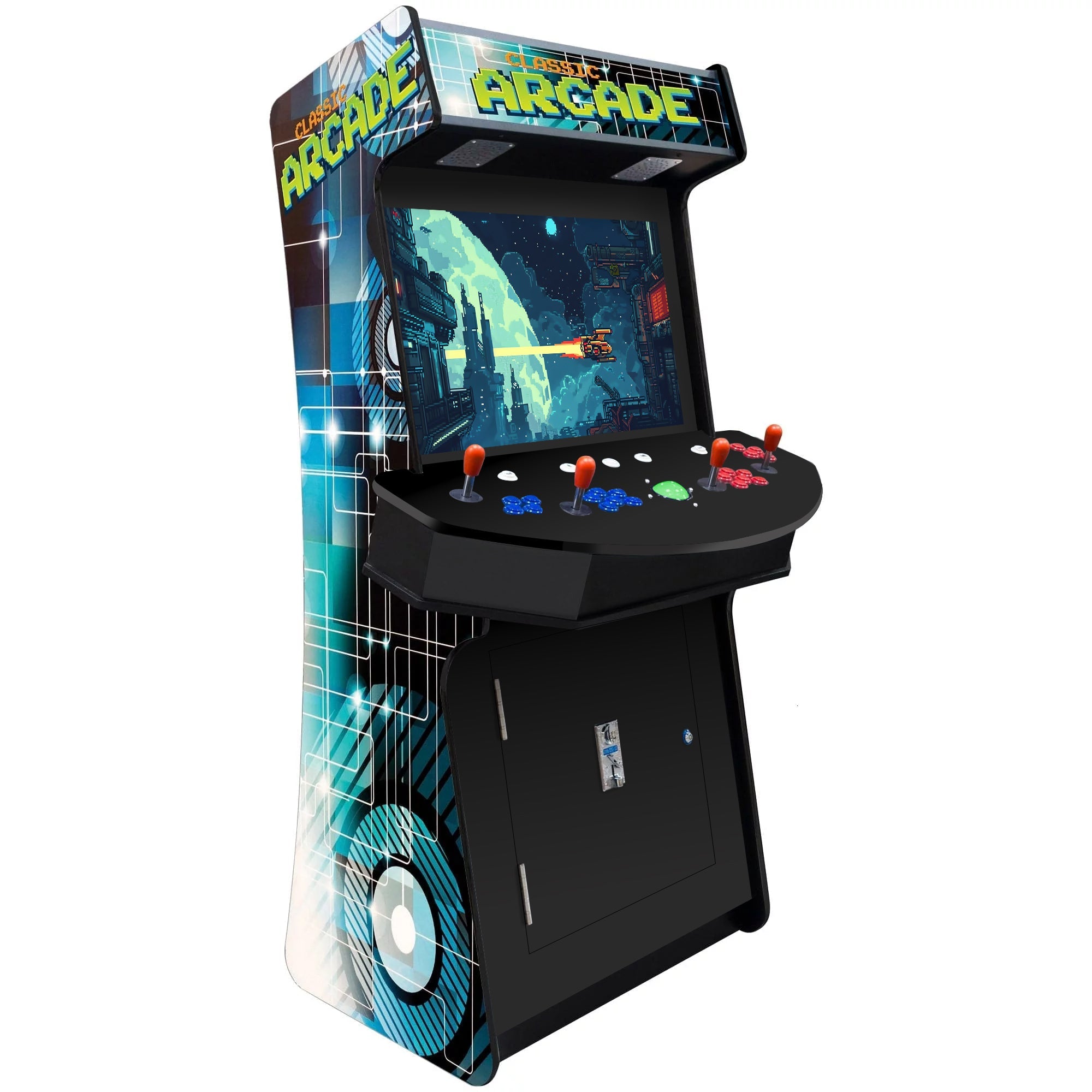 4P Slim Stand Up Arcade Machine