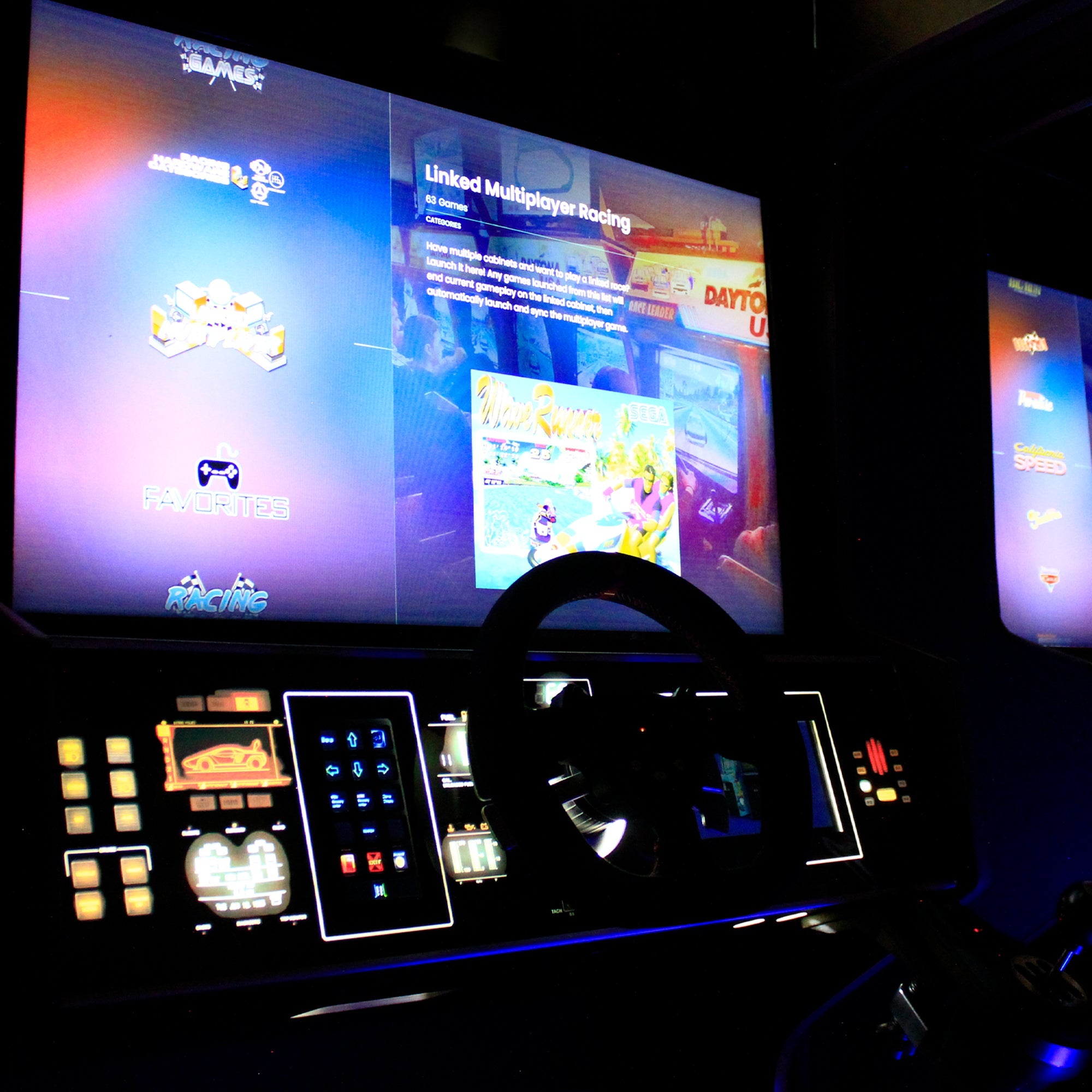 Extreme Racing Arcade Machine | 200 Classic Racing Games | Wifi Compatible