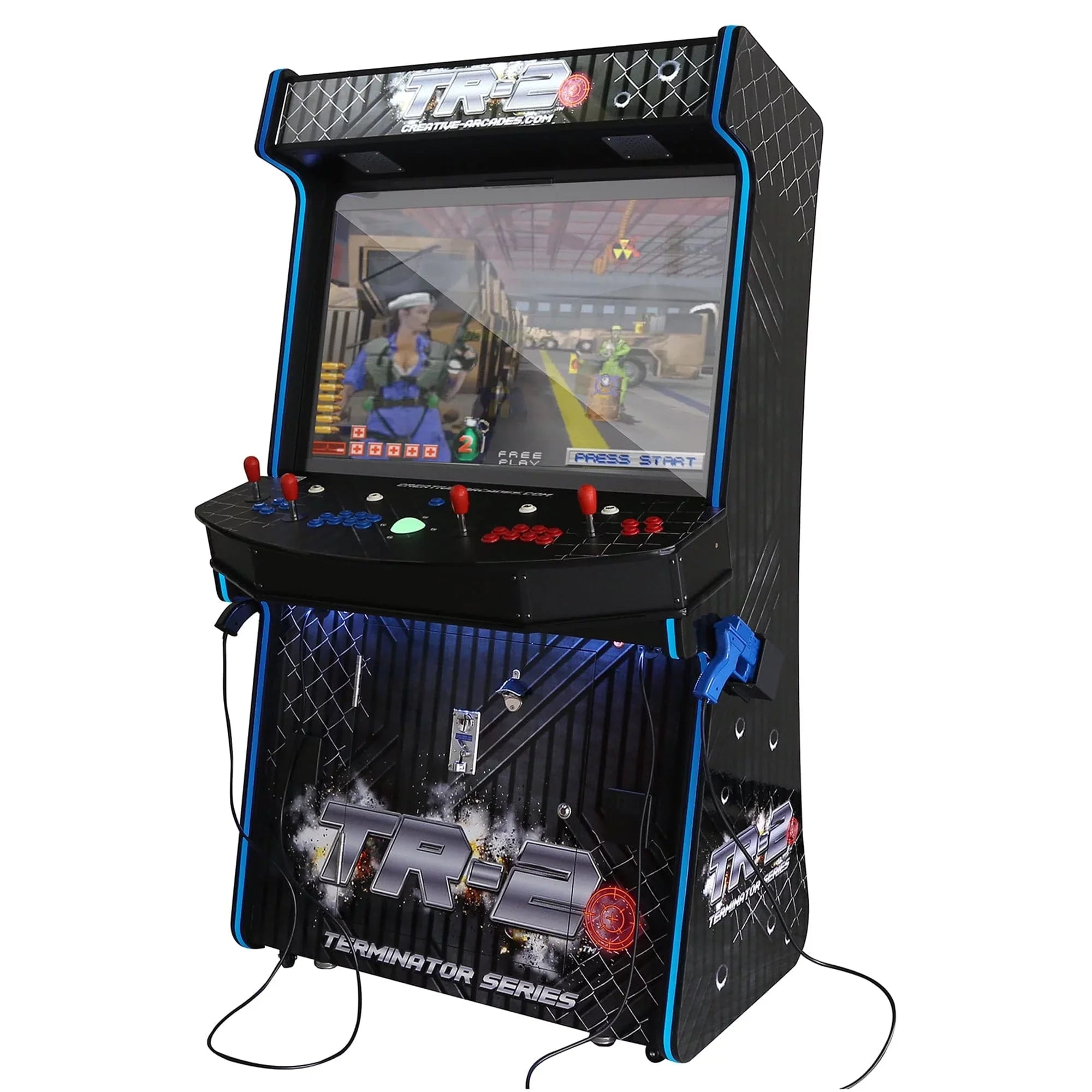 TR-2 cutomized Medallion Stand Up Arcade Gun Kit Shooter