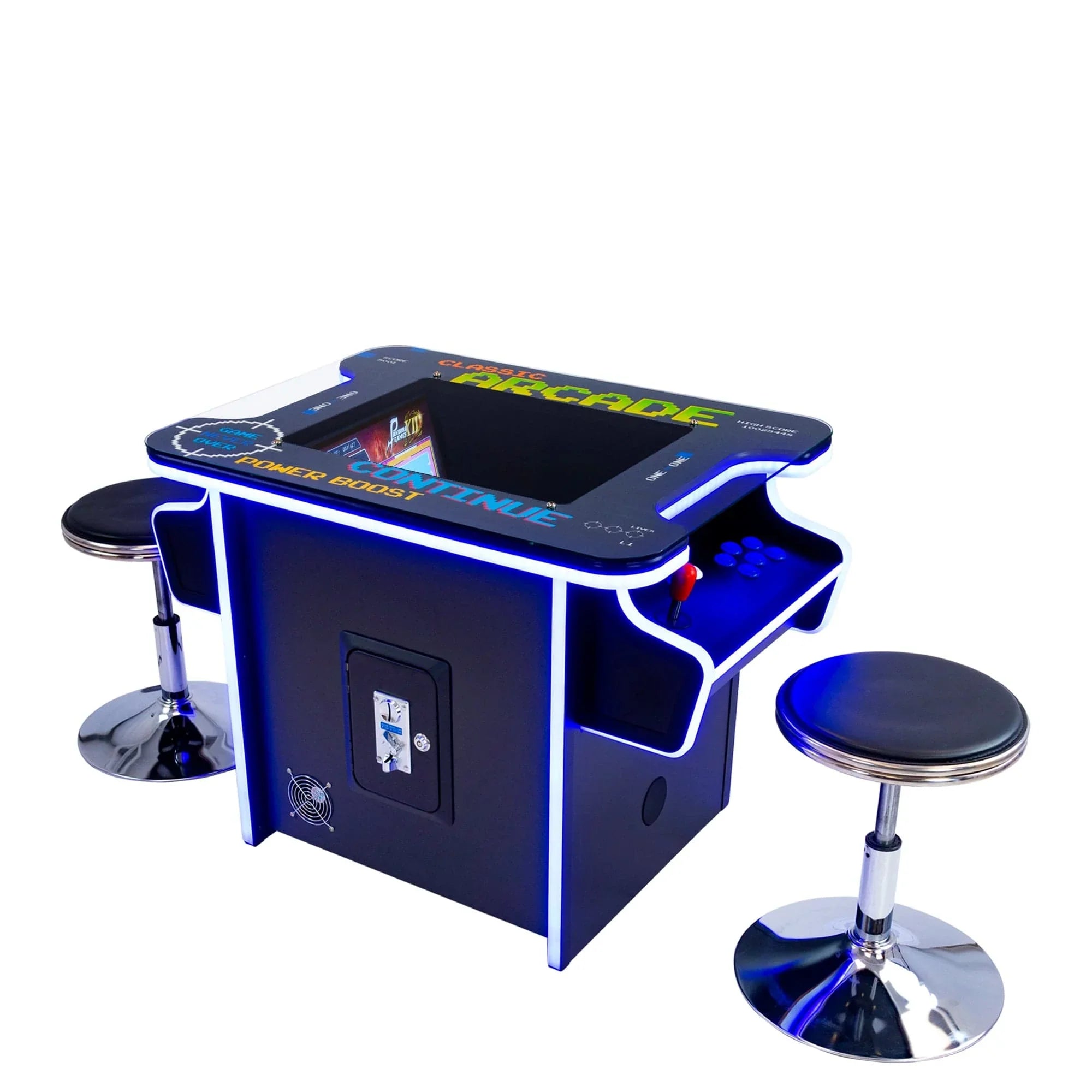2P Dual-Screen Cocktail Arcade Machine