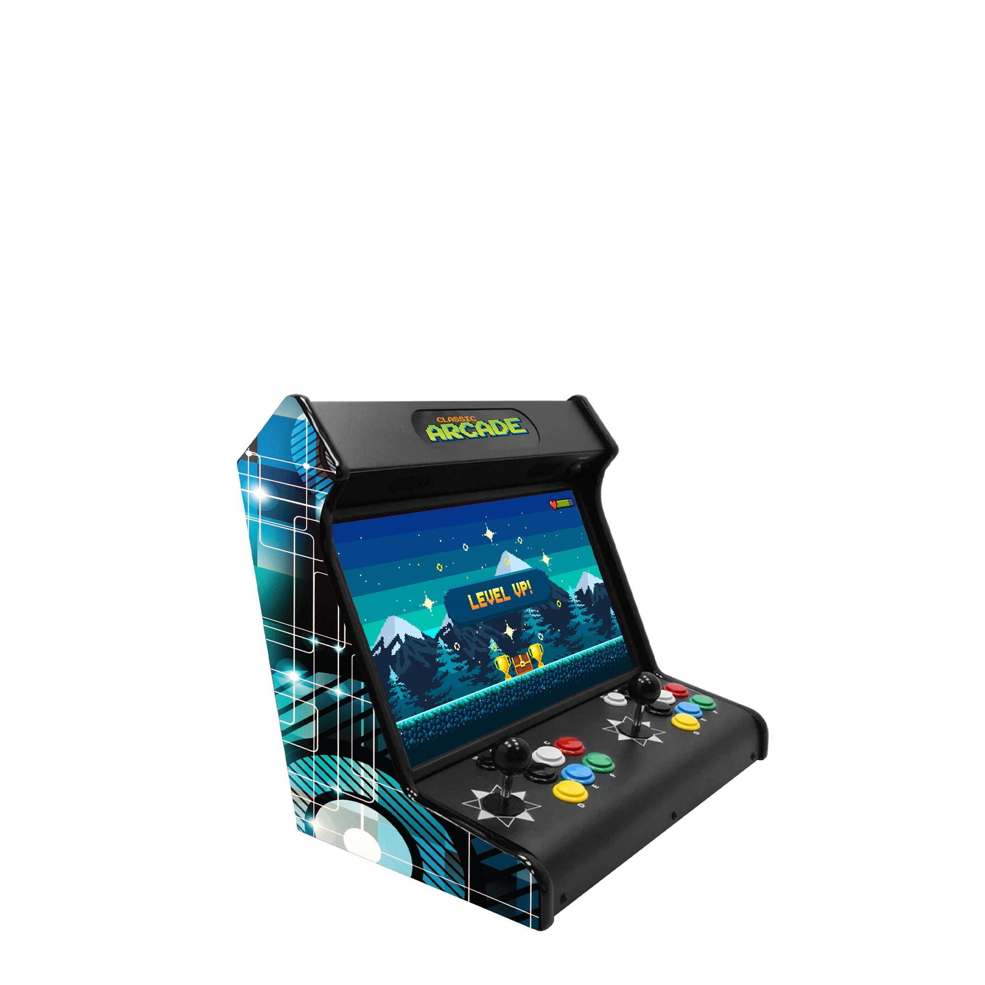2P Mini 18.5" LCD Tabletop Arcade Machine with 23,000 Modern and Classic Games | Wifi Access | HDMI Compatible