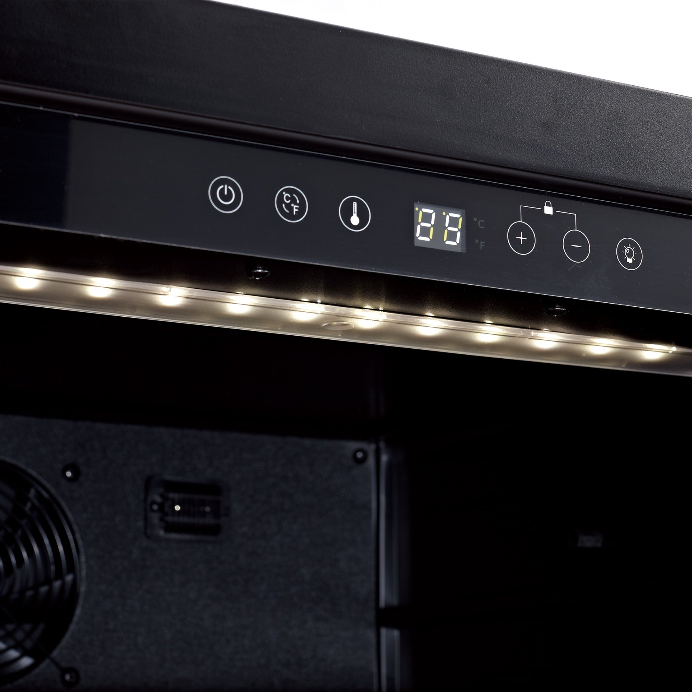 24 - Inch Under-Counter Single Zone Wine Cooler with Low-E Glass Door