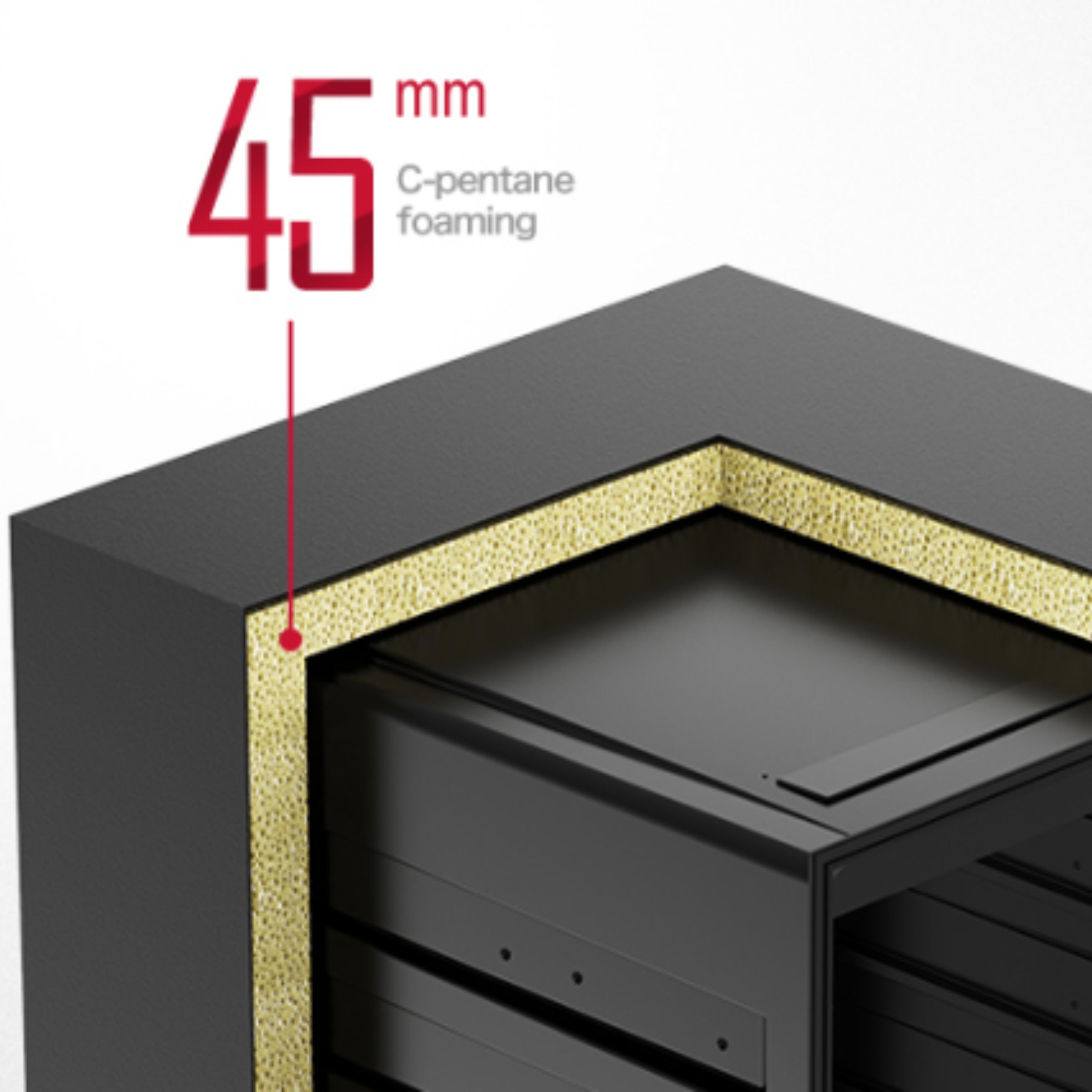 24 - Inch Under-Counter Single Zone Wine Cooler with Low-E Glass Door